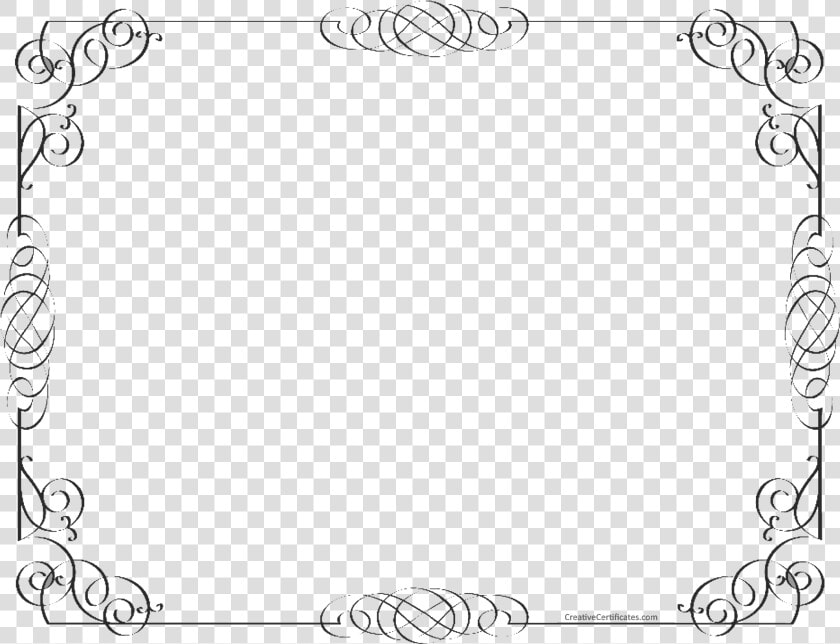 Free Borders Png Border For Formal Certificate    Sample Certificate For Emcee  Transparent PngTransparent PNG