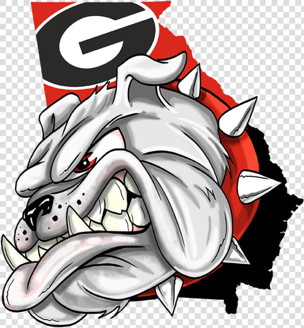 University Of Georgia Georgia Bulldogs Women S Basketball   Georgia Bulldog Cartoon  HD Png DownloadTransparent PNG