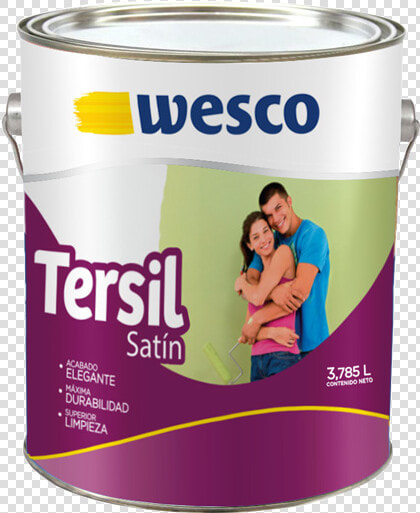 Pintura Satinada Para Interior Y Exterior Tersil De   Pintura Wesco  HD Png DownloadTransparent PNG