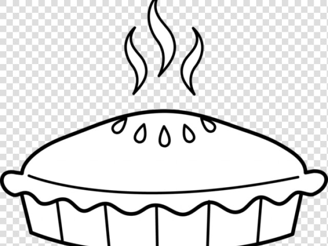 Pie Clipart Outline   Pie Clipart Black And White  HD Png DownloadTransparent PNG