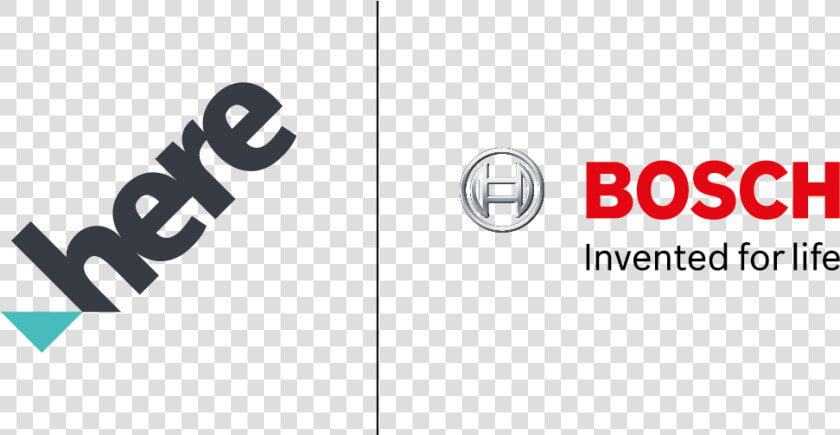 Here Bosch Lockup   Graphic Design  HD Png DownloadTransparent PNG
