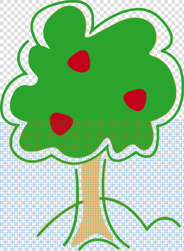 Apples Vector Tree   Cute Apple Tree Clipart  HD Png DownloadTransparent PNG