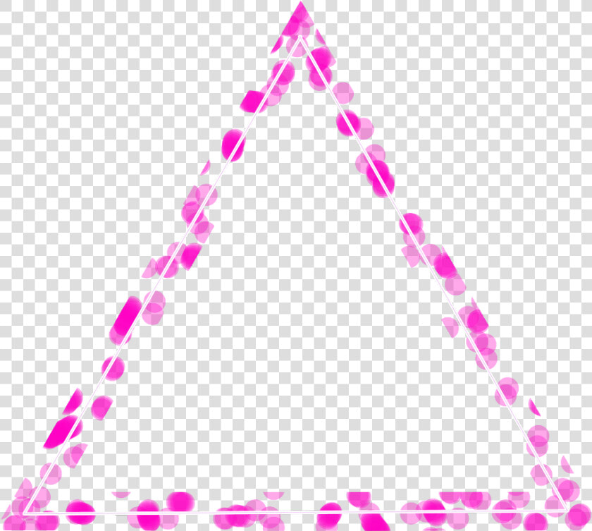  neon  triangle  pink  freetoedit  geometric  trigon   Picsart Photo Studio  HD Png DownloadTransparent PNG