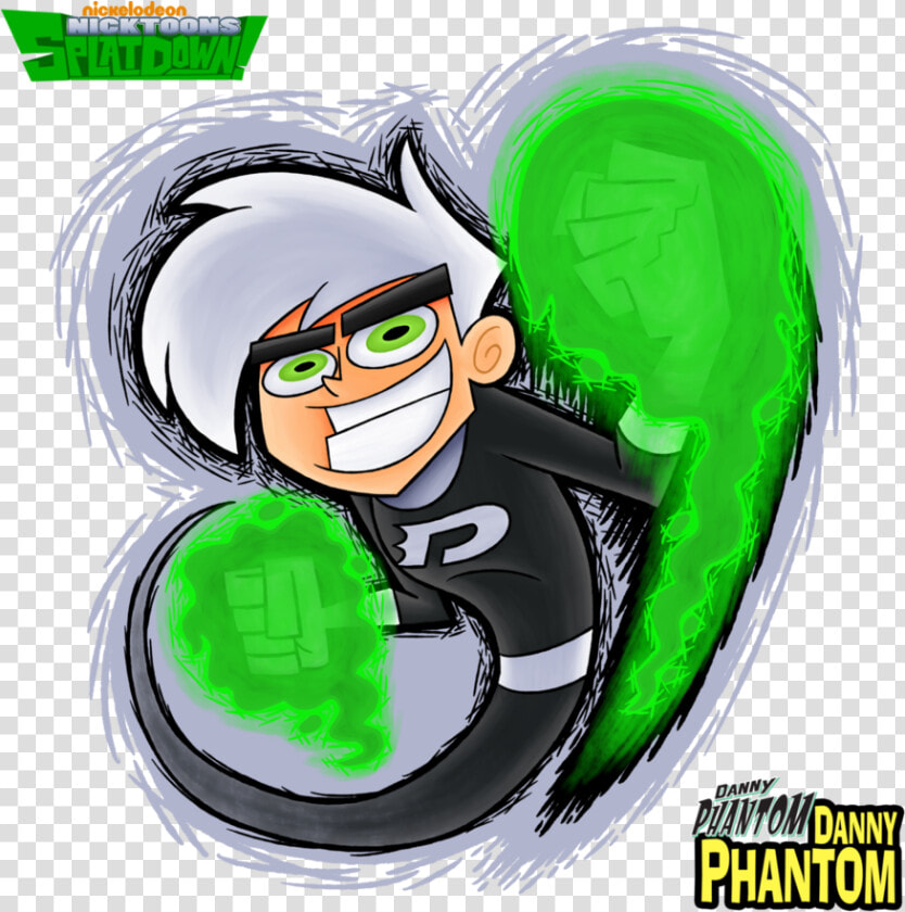 Splatdown Fighter Danny Phantom   Nicktoons Splatdown  HD Png DownloadTransparent PNG