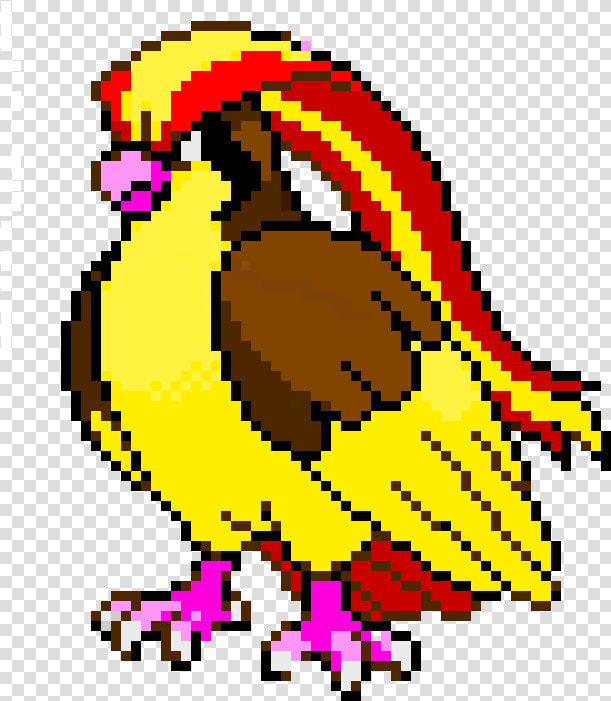 Pokemon Pixel Art Pidgeot  HD Png DownloadTransparent PNG