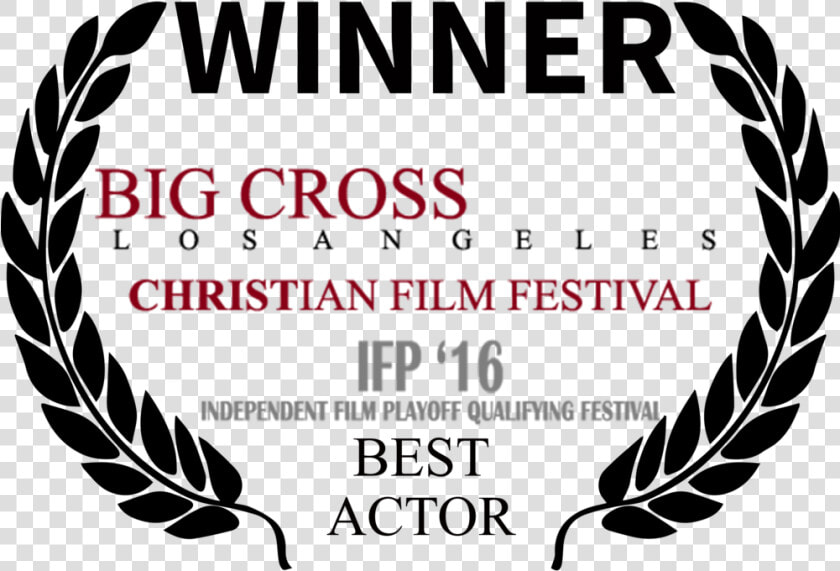Bigcross Winner Best Actor Black Laurel   La Shorts Official Selection  HD Png DownloadTransparent PNG