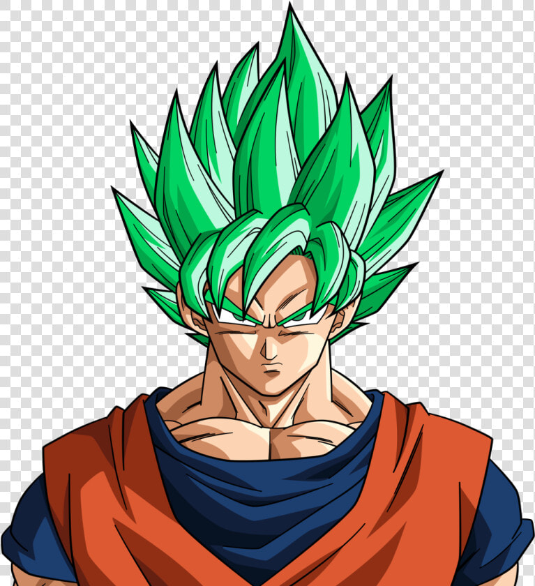  goku Ssj Green   Blue Dragon Ball Z Goku Super Saiyan  HD Png DownloadTransparent PNG