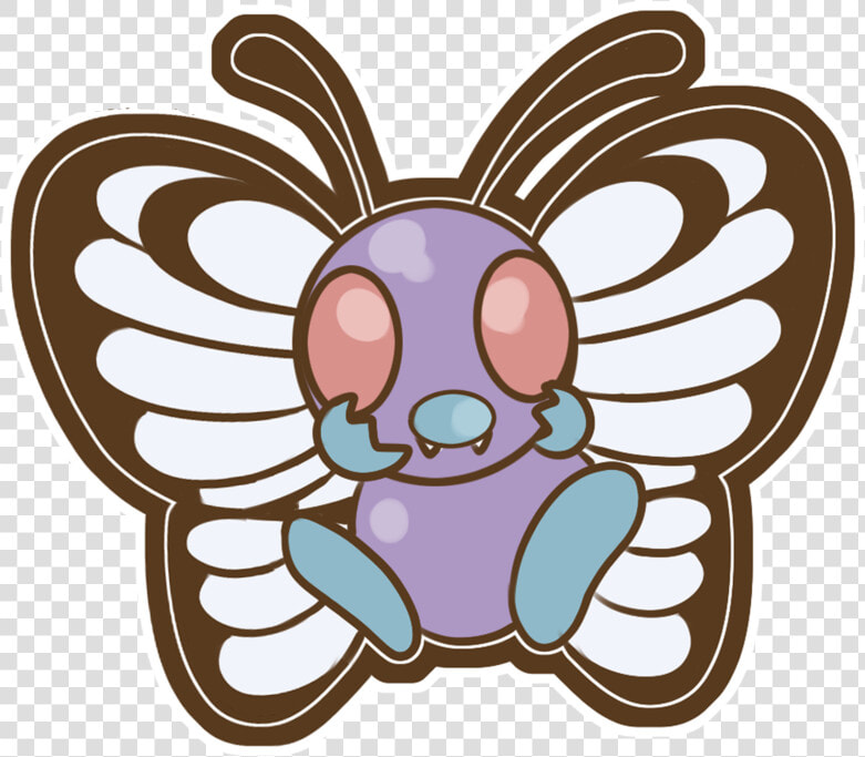  pokemon  cute  butterfree  freetoedit   Chibi Butterfree  HD Png DownloadTransparent PNG