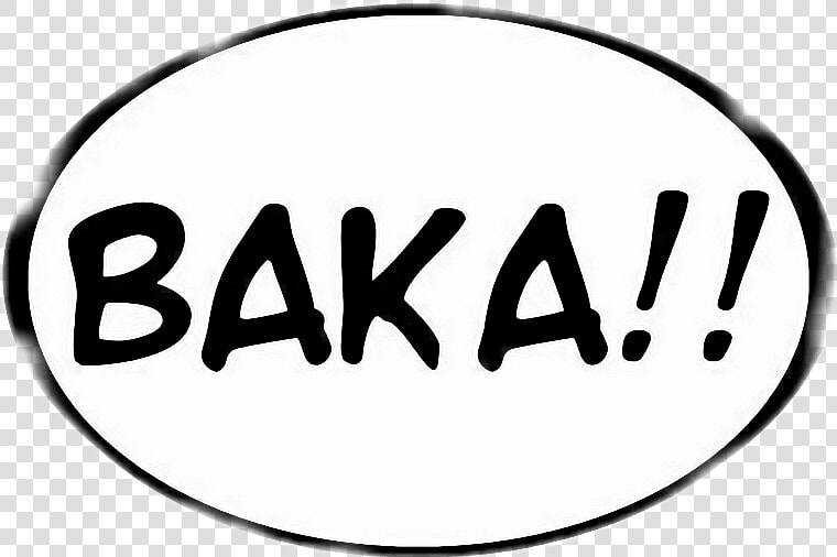  baka  anime  otaku   Circle  HD Png DownloadTransparent PNG