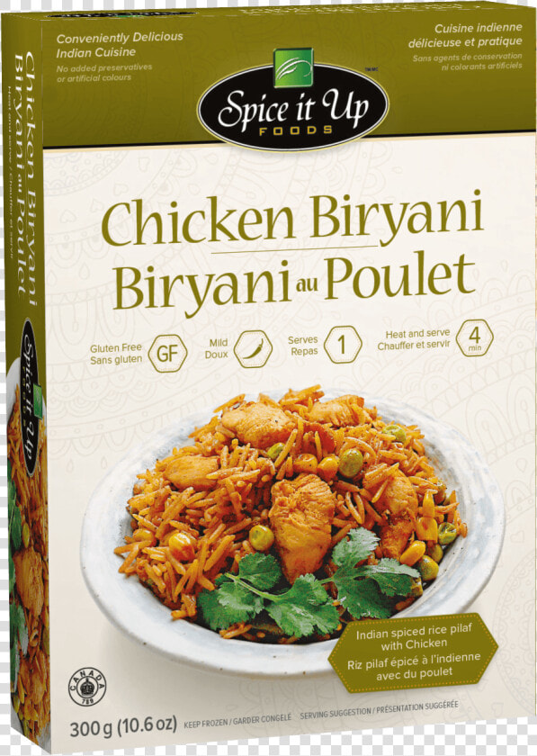 Frozen Foods Indian Chicken Biryani  HD Png DownloadTransparent PNG