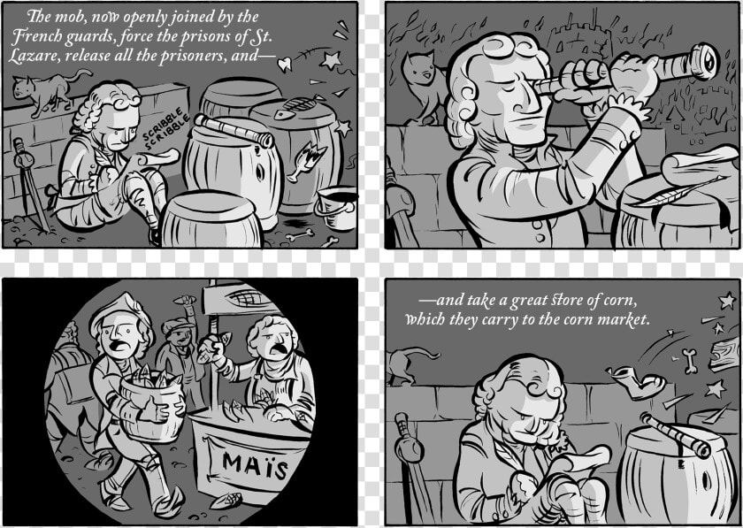 Storming Of The Bastille Comic Strip  HD Png DownloadTransparent PNG