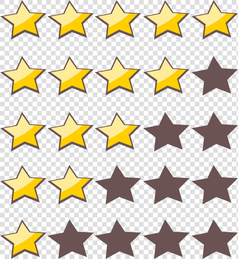 5 Star Rating Clipart   1 5 Star Rating  HD Png DownloadTransparent PNG