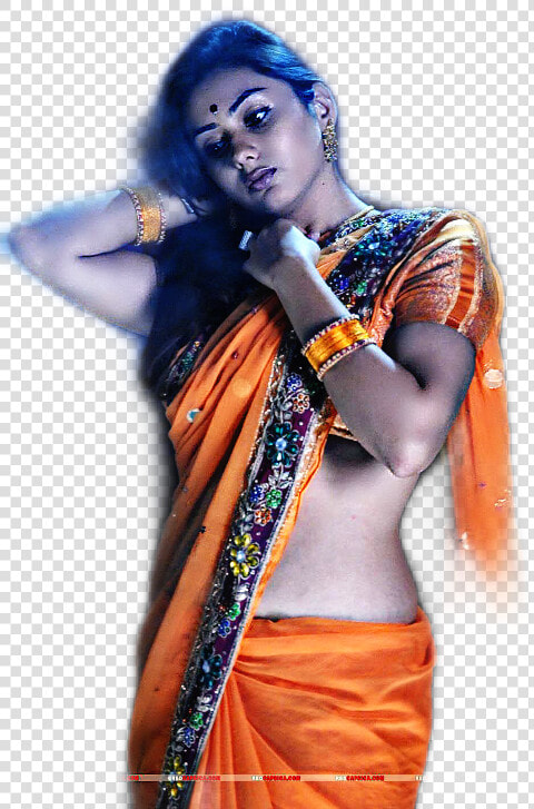 Kerala Freetoedit   Namitha Hot Navwl In Saree  HD Png DownloadTransparent PNG