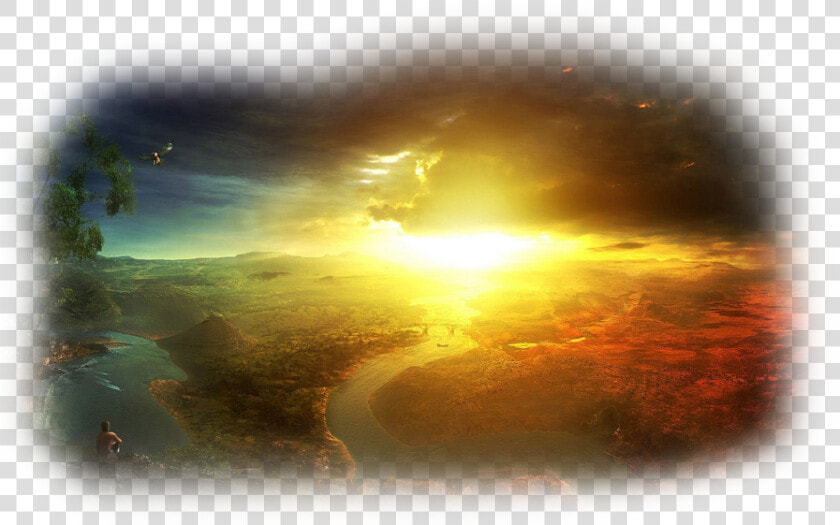 Tubes Coucher De Soleil   Heaven And Hell Hd  HD Png DownloadTransparent PNG