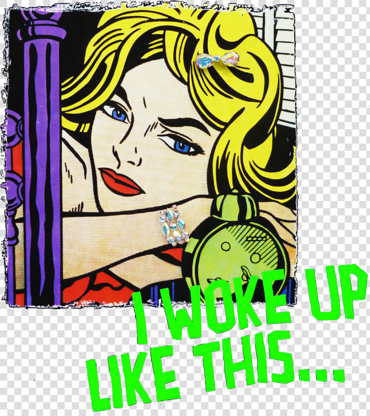 Blonde Waiting Roy Lichtenstein  HD Png DownloadTransparent PNG