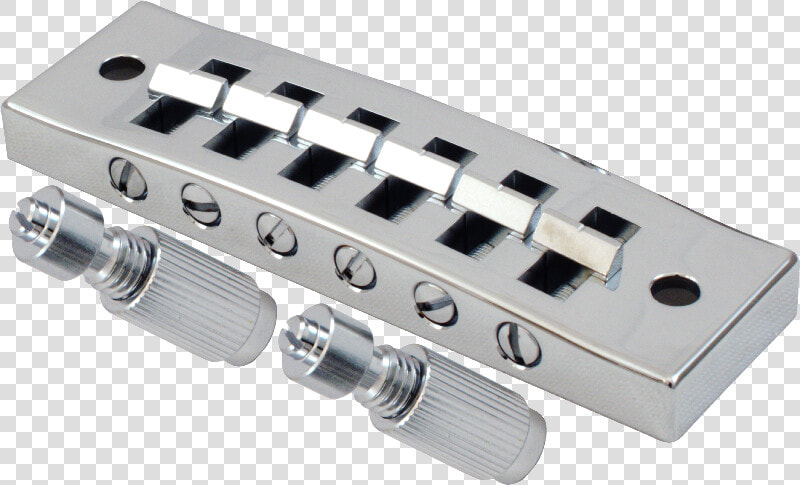 Kluson  Harmonica  Steel Chrome With Brass Saddles   Kluson Harmonica Bridge  HD Png DownloadTransparent PNG