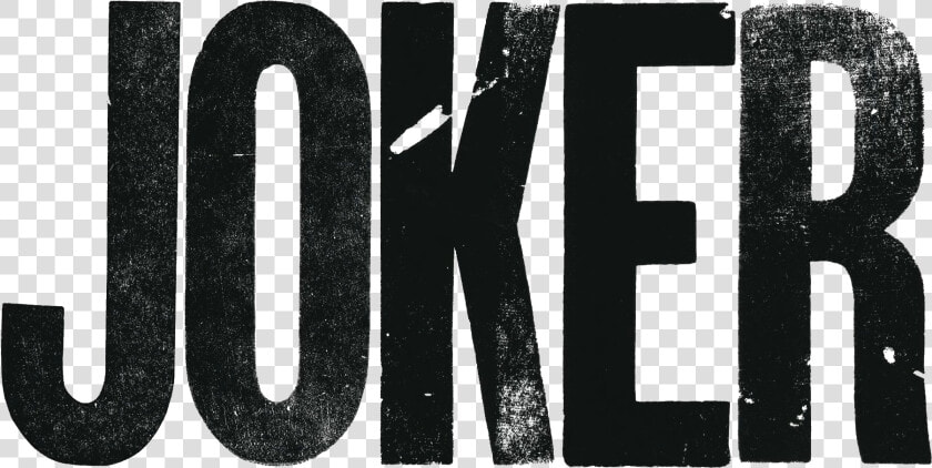 Joker Logotype   Joker 2019  HD Png DownloadTransparent PNG
