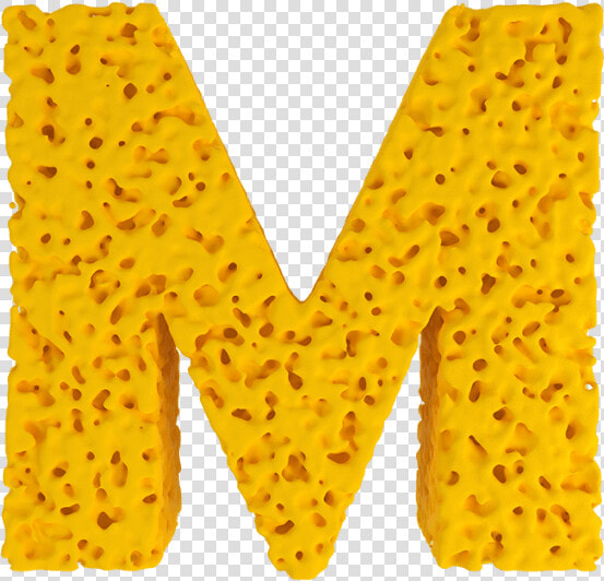Yellow Sponge Font   Sponge 3d Letter  HD Png DownloadTransparent PNG