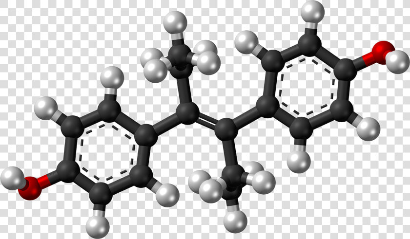 Diethylstilbestrol Molecule Ball   Ocrelizumab Chemistry  HD Png DownloadTransparent PNG