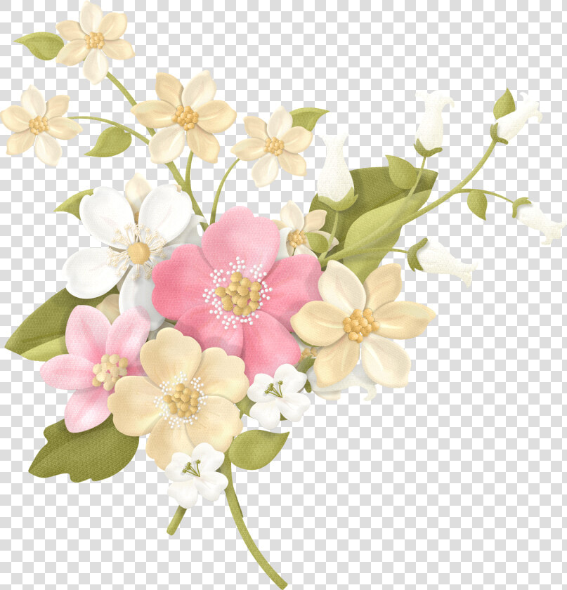 Corações E Flores Png  Transparent PngTransparent PNG