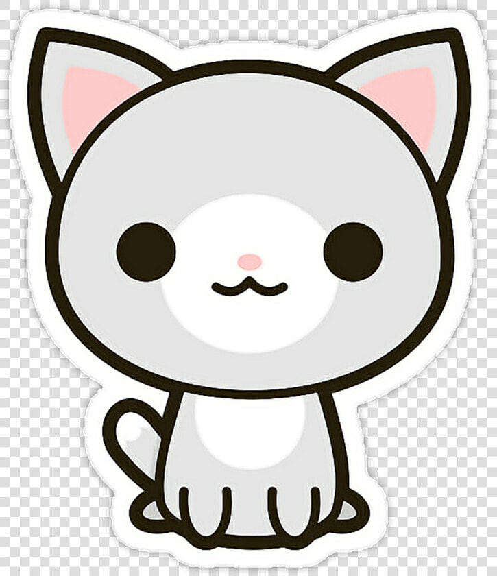 Stickers Kawaii Png Clipart   Png Download   Kawaii Cute Cat Drawing  Transparent PngTransparent PNG
