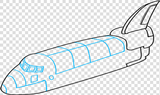 How To Draw Space Shuttle   Rocket Space Shuttle Drawing  HD Png DownloadTransparent PNG