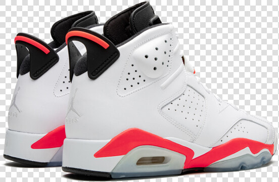 Air Jordan 6 Retro White infrared   Sneakers  HD Png DownloadTransparent PNG