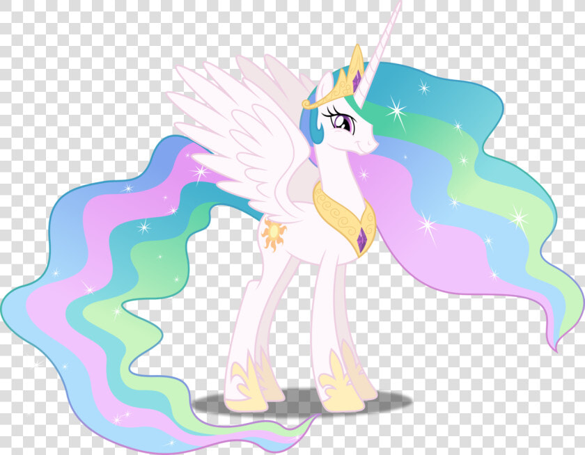 Svg Unicorn Princess   Princess Celestia Transparent Background  HD Png DownloadTransparent PNG