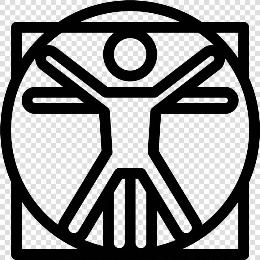 Leonardo Da Vinci Clipart Png   Anthropometry Icon  Transparent PngTransparent PNG