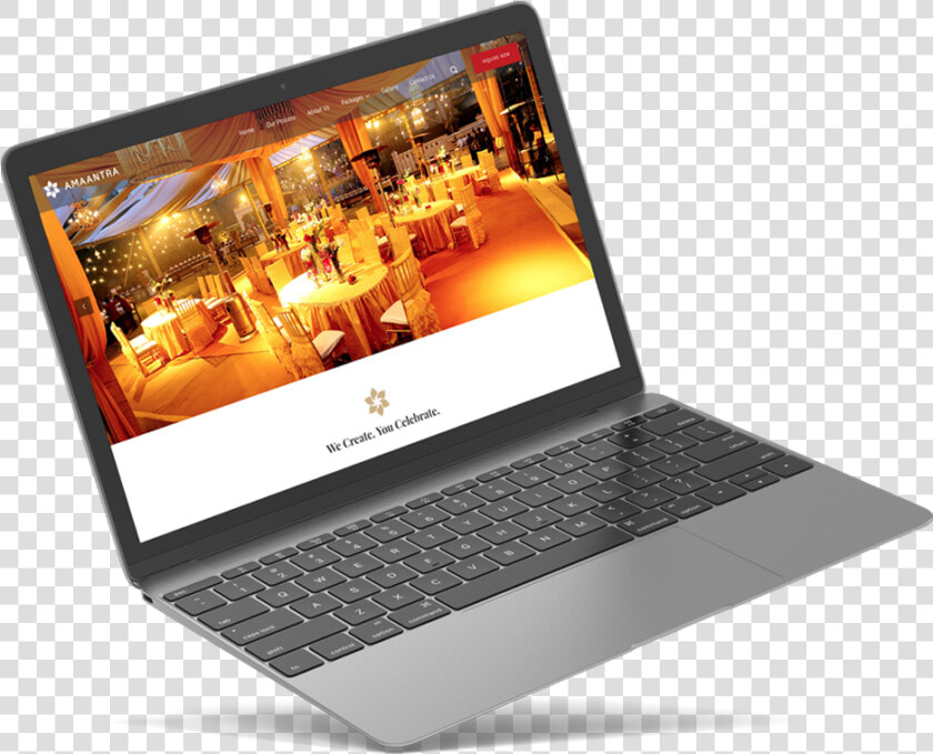Wizdumb Amaantra Decor Laptop Mockup   Mock Up Laptop In Png  Transparent PngTransparent PNG