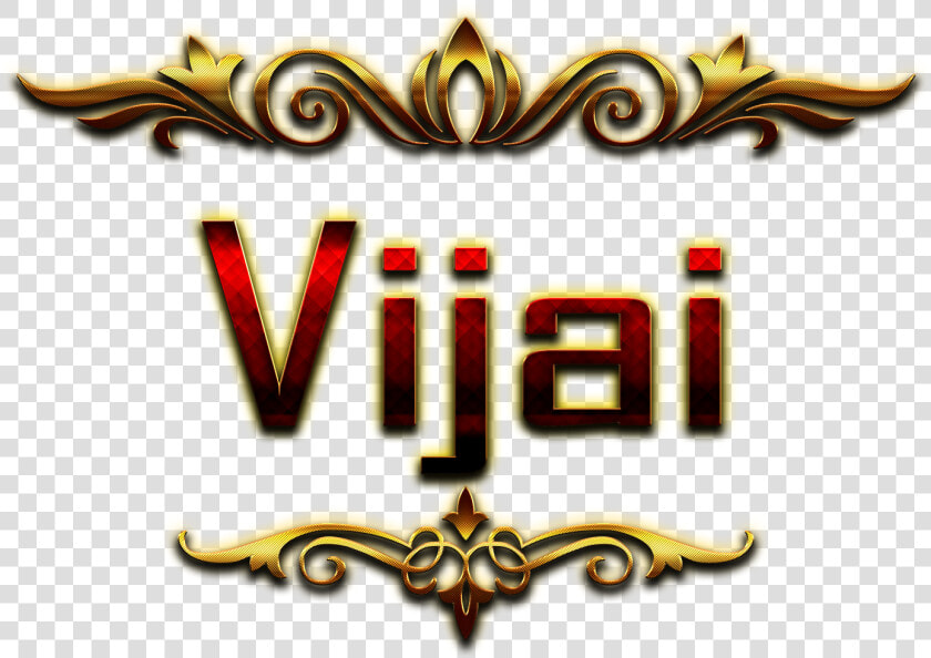 Vijai Decorative Name Png   King Name  Transparent PngTransparent PNG