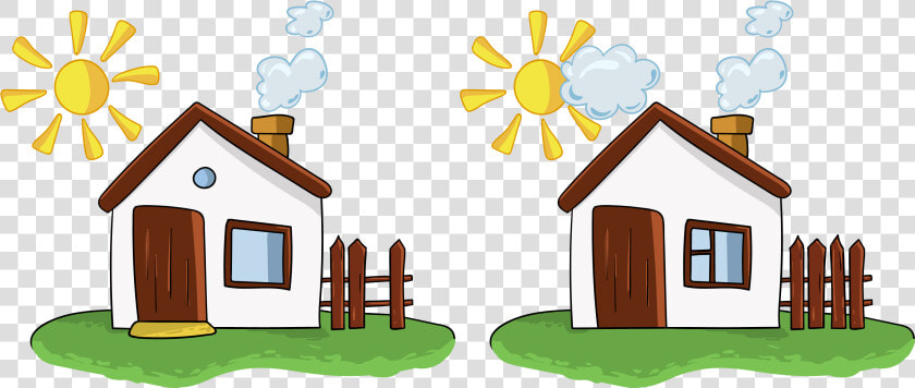 Find The Differences In Houses   Different Types Of Houses Class 3  HD Png DownloadTransparent PNG