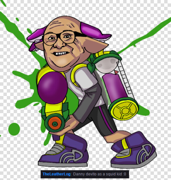 Danny Devito As A Squid Kid   Danny Devito In Smash  HD Png DownloadTransparent PNG
