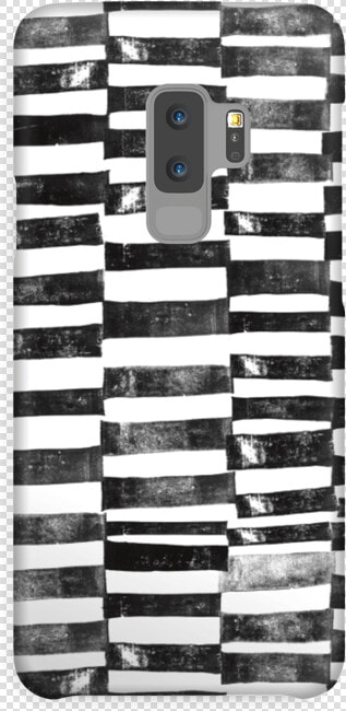 Black Painted Lines Case Galaxy S9 Plus   Mobile Phone  HD Png DownloadTransparent PNG
