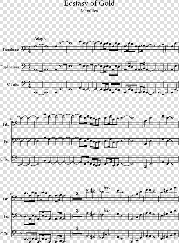 Clip Art Ecstasy Sheet Music For   Ecstasy Of Gold Sheet Music  HD Png DownloadTransparent PNG