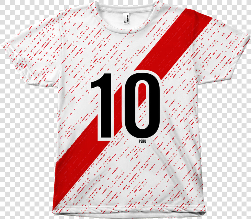 Camiseta Unisex Perú Franja 10 Sublimado   Polos Sublimados De Peru  HD Png DownloadTransparent PNG