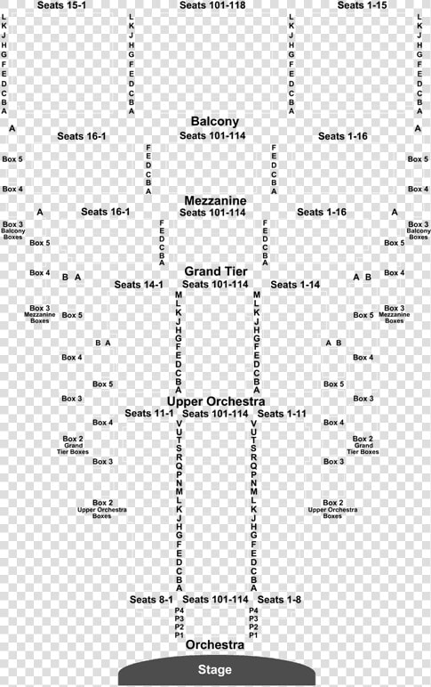Hanover Theatre Paw Patrol Seating Chart Levels  HD Png DownloadTransparent PNG