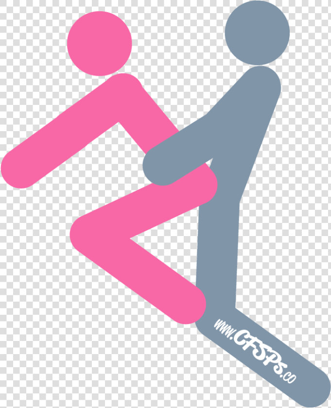 An Illustration Of The Stair Master Sex Position   Rear Entry Position In Sex  HD Png DownloadTransparent PNG