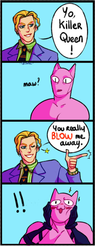 Kira Yoshikage Comic Funny  HD Png DownloadTransparent PNG