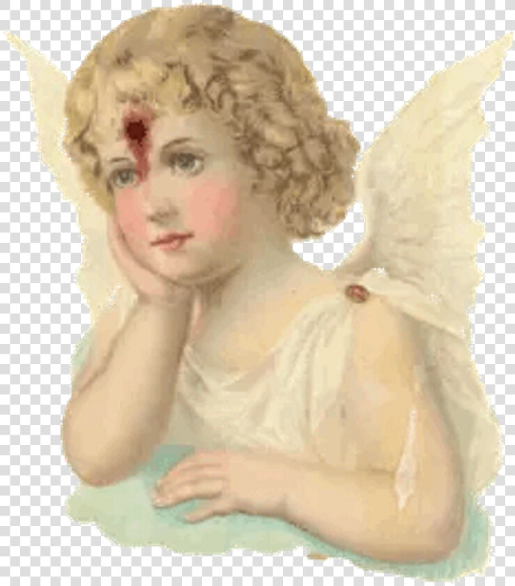  angel  cherub  blood  gore  aesthetic  freetoedit  HD Png DownloadTransparent PNG