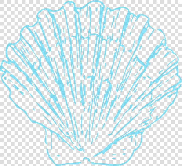 Transparent Blue Shell Png   Seashell Clipart Blue  Png DownloadTransparent PNG