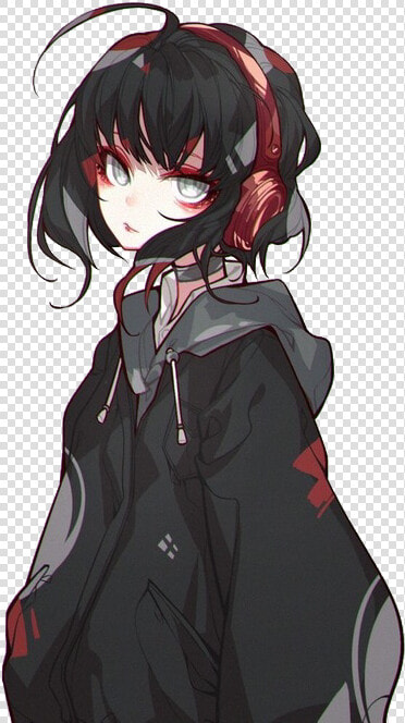 girl  anime  aesthetic  tumblr  freetoedit   Anime Girl Aesthetic  HD Png DownloadTransparent PNG
