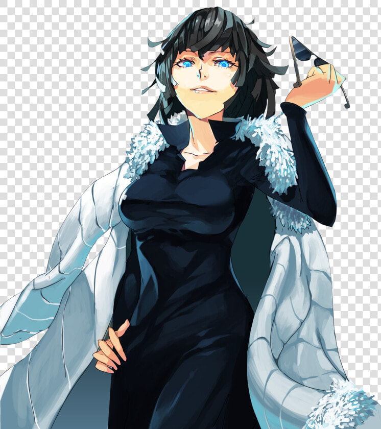 Human Hair Color Anime Black Hair Fictional Character   Fubuki One Punch Man Transparent  HD Png DownloadTransparent PNG