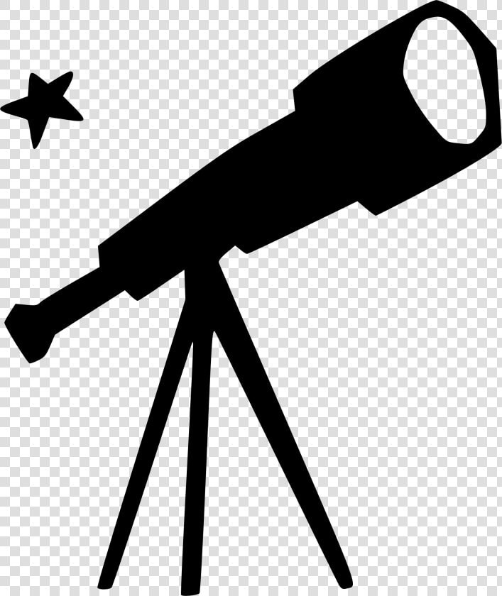 Clip Art Clipart Telescope   Telescope Black And White  HD Png DownloadTransparent PNG