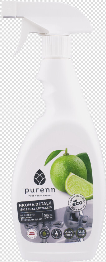 Purenn Cleaner For Taps And Chrome Details With Lemon   Purenn  HD Png DownloadTransparent PNG