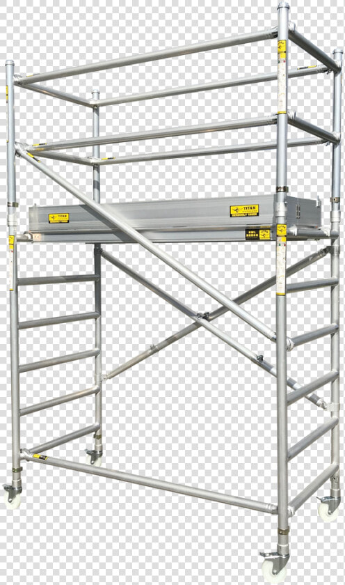 Titan Mini Mobile Scaffolding Guardrail Kit  HD Png DownloadTransparent PNG
