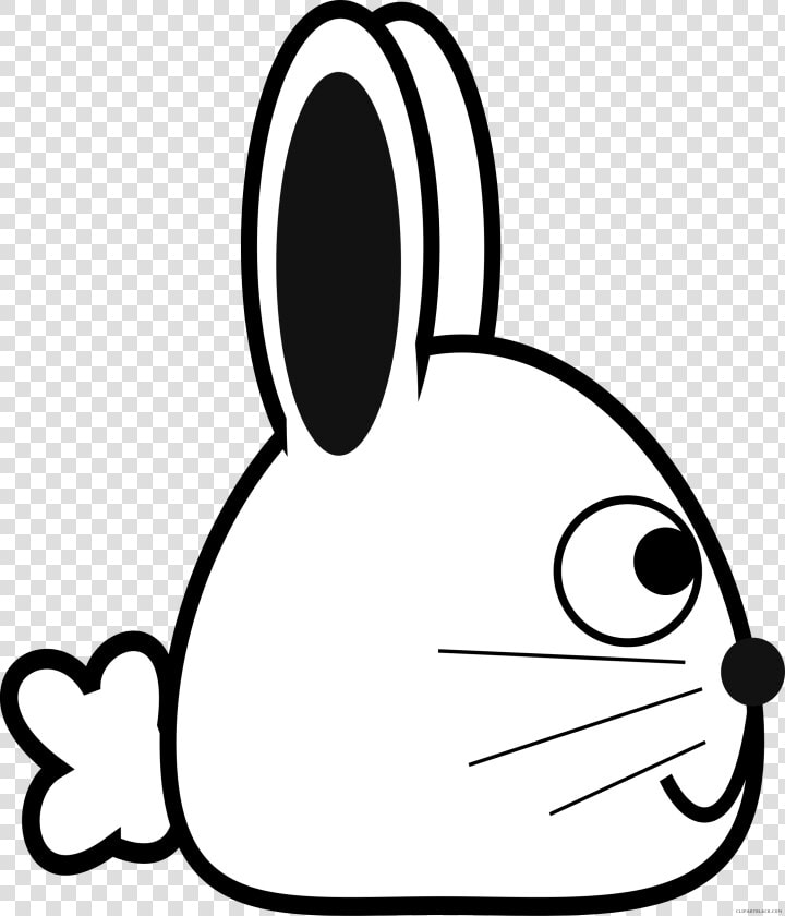Spring Bunny Animal Free Black White Clipart Images   Rabbit  HD Png DownloadTransparent PNG