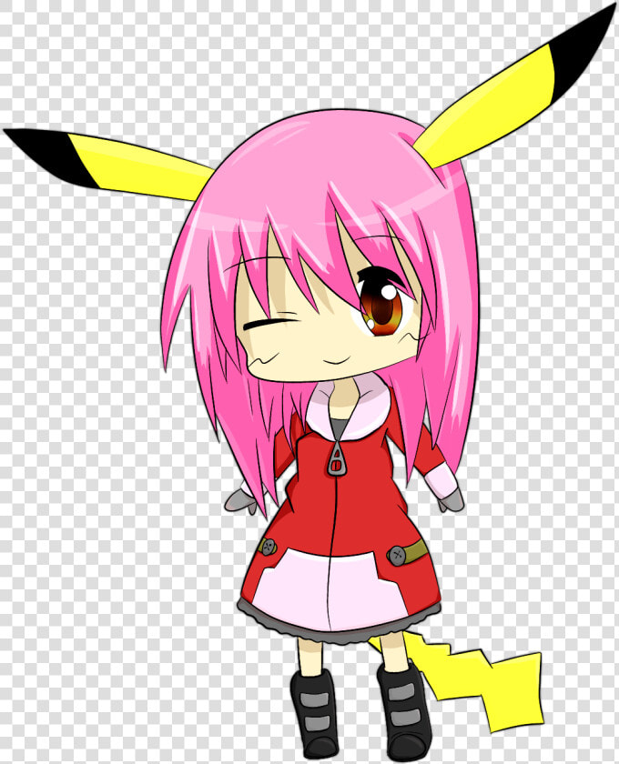 Girl Pika Chibi By Smikimimi Clipart   Cartoon  HD Png DownloadTransparent PNG
