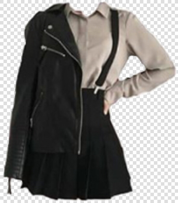  png  suspenders  leather  jacket  leatherjacket  white  Transparent PngTransparent PNG