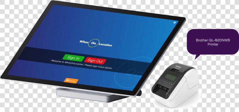 Windows Kiosk   Brother Printer Kiosk  HD Png DownloadTransparent PNG